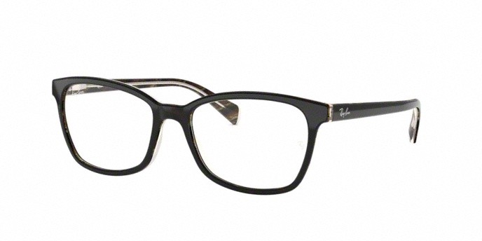 Brillen Ray-Ban RX 5362 (5912) - RB 5362 5912 farbe top havana/brown/yellow form schmetterling gläser demo lens
