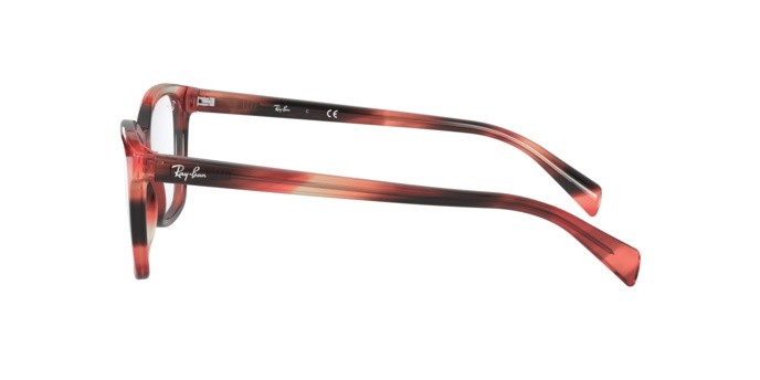 Brillen Ray-Ban RX 5362 (8068) - RB 5362 8068 farbe striped brown form schmetterling gläser demo lens