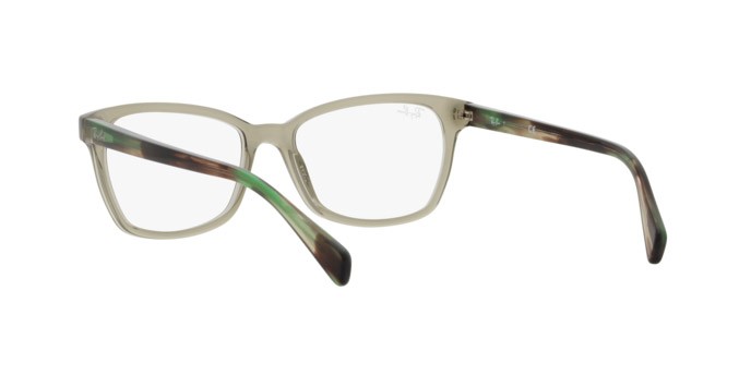 Occhiali da vista Ray-Ban RX 5362 (8178) - RB 5362 8178 colore transparent green forma farfalla lenti demo lens