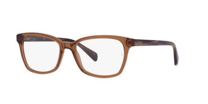 Brillen Ray-Ban RX 5362 (8179) - RB 5362 8179 farbe transparent brown form schmetterling gläser demo lens