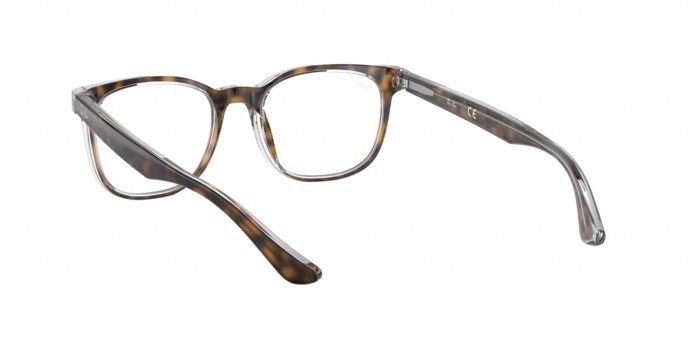 Brillen Ray-Ban RX 5369 (5082) - RB 5369 5082 farbe top havana on transparent form quadratisch gläser demo lens