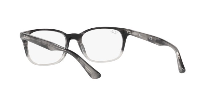 Occhiali da vista Ray-Ban RX 5375 (8106) - RB 5375 8106 colore gradient grey havana forma quadrato lenti demo lens