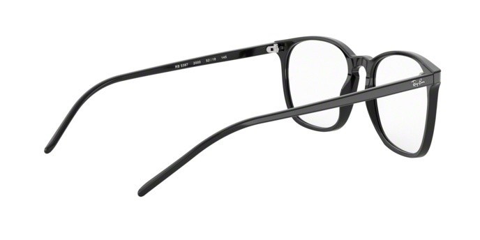 Occhiali da vista Ray-Ban RX 5387 (2000) - RB 5387 2000 colore black forma quadrato lenti demo lens