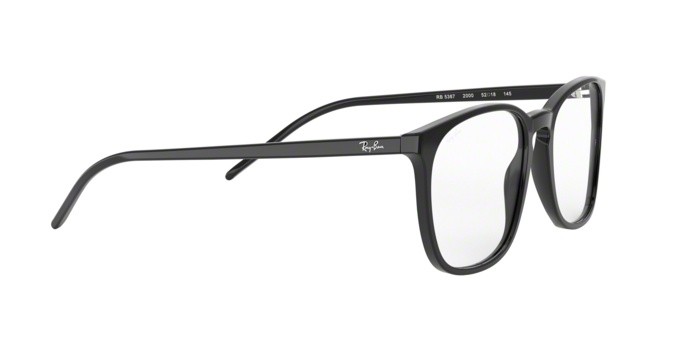 Occhiali da vista Ray-Ban RX 5387 (2000) - RB 5387 2000 colore black forma quadrato lenti demo lens