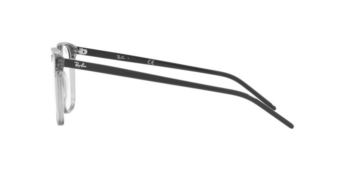 Brillen Ray-Ban RX 5387 (8140) - RB 5387 8140 farbe transparent grey form quadratisch gläser demo lens