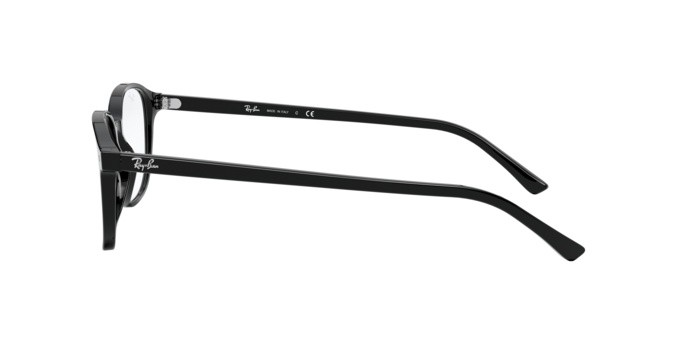 Occhiali da vista Ray-Ban Leonard RX 5393 (2000) - RB 5393 2000 colore black forma quadrato lenti demo lens