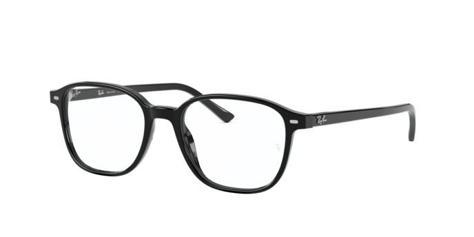 Occhiali da vista Ray-Ban Leonard RX 5393 (2000) - RB 5393 2000 colore black forma quadrato lenti demo lens