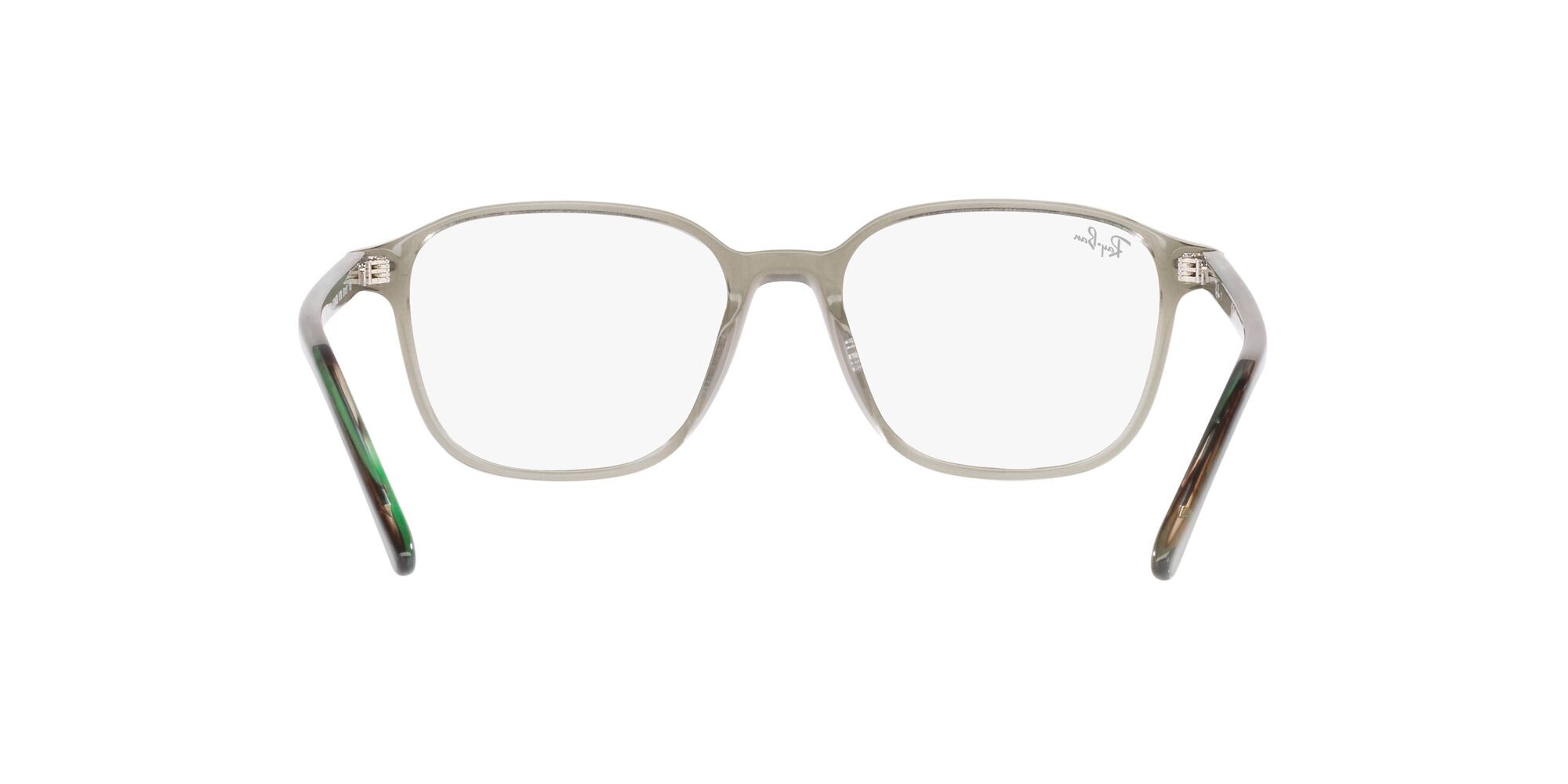 Occhiali da vista Ray-Ban Leonard RX 5393 (8178) - RB 5393 8178 colore verde trasparente forma quadrato lenti lente demo