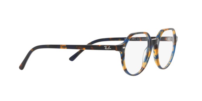 Occhiali da vista Ray-Ban Thalia RX 5395 (8174) - RB 5395 8174 colore yellow & blue havana forma quadrato lenti demo lens