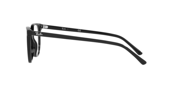 Occhiali da vista Ray-Ban Elliot RX 5397 (2000) - RB 5397 2000 colore black forma irregolare lenti demo lens