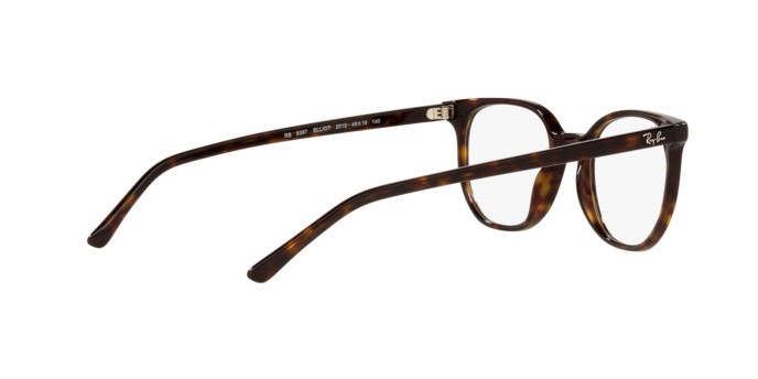 Occhiali da vista Ray-Ban Elliot RX 5397 (2012) - RB 5397 2012 colore havana forma irregolare lenti demo lens