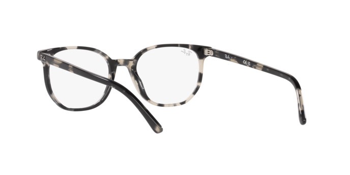 Occhiali da vista Ray-Ban Elliot RX 5397 (8117) - RB 5397 8117 colore havana grigio forma irregolare lenti lente demo