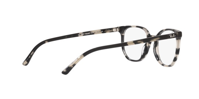 Occhiali da vista Ray-Ban Elliot RX 5397 (8117) - RB 5397 8117 colore havana grigio forma irregolare lenti lente demo