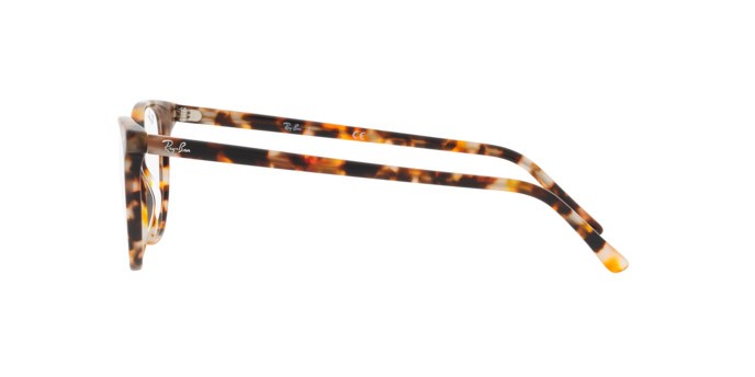 Occhiali da vista Ray-Ban Elliot RX 5397 (8173) - RB 5397 8173 colore brown & grey havana forma irregolare lenti demo lens