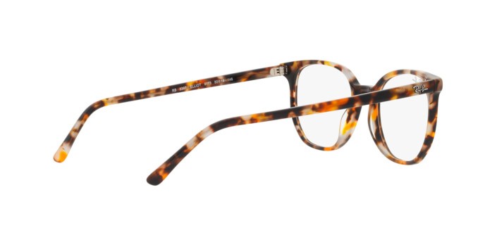 Occhiali da vista Ray-Ban Elliot RX 5397 (8173) - RB 5397 8173 colore brown & grey havana forma irregolare lenti demo lens