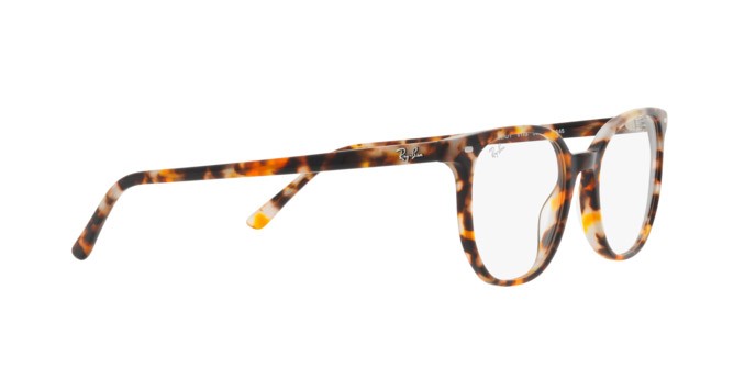 Occhiali da vista Ray-Ban Elliot RX 5397 (8173) - RB 5397 8173 colore brown & grey havana forma irregolare lenti demo lens
