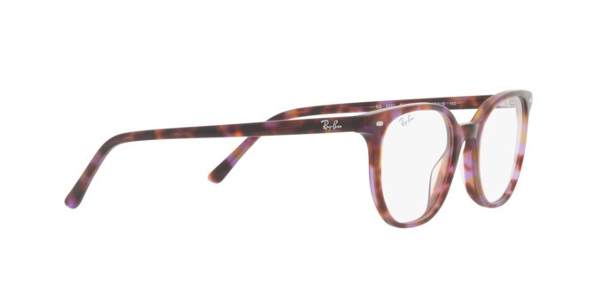 Occhiali da vista Ray-Ban Elliot RX 5397 (8175) - RB 5397 8175 colore brown & violet havana forma irregolare lenti demo lens