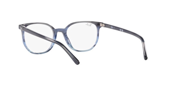 Occhiali da vista Ray-Ban Elliot RX 5397 (8254) - RB 5397 8254 colore grigio striato/blu forma irregolare lenti trasparente
