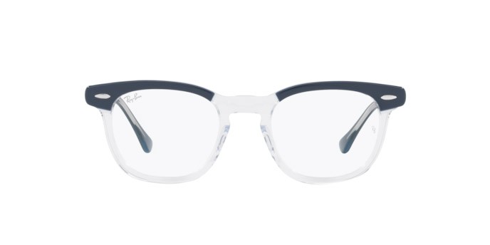 Brillen Ray-Ban Hawkeye RX 5398 (8110) - RB 5398 8110 farbe blu on trasparent form quadratisch gläser demo lens