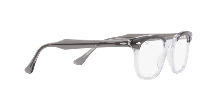 Occhiali da vista Ray-Ban Hawkeye RX 5398 (8111) - RB 5398 8111 colore gray on trasparent forma quadrato lenti demo lens