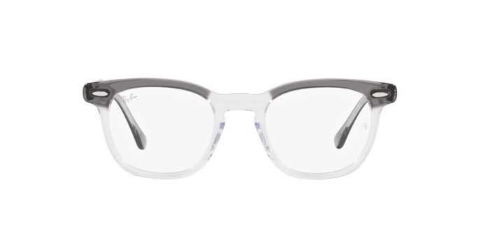 Occhiali da vista Ray-Ban Hawkeye RX 5398 (8111) - RB 5398 8111 colore gray on trasparent forma quadrato lenti demo lens