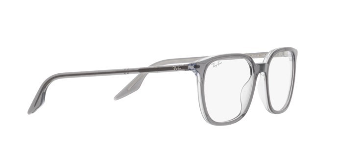 Occhiali da vista Ray-Ban RX 5406 (8111) - RB 5406 8111 colore grey on transparent forma quadrato lenti demo lens