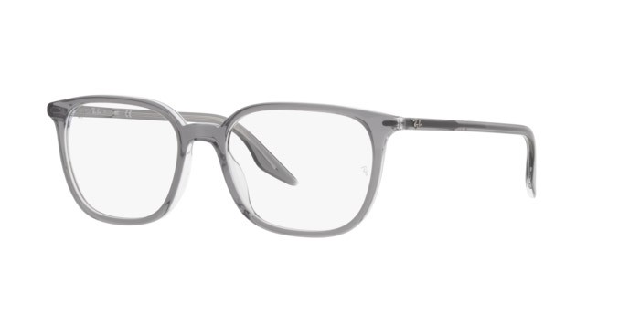 Occhiali da vista Ray-Ban RX 5406 (8111) - RB 5406 8111 colore grey on transparent forma quadrato lenti demo lens