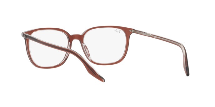 Occhiali da vista Ray-Ban RX 5406 (8171) - RB 5406 8171 colore brown on transparent forma quadrato lenti demo lens