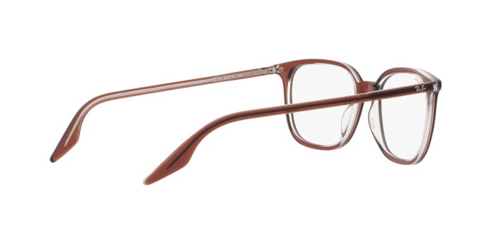 Occhiali da vista Ray-Ban RX 5406 (8171) - RB 5406 8171 colore brown on transparent forma quadrato lenti demo lens