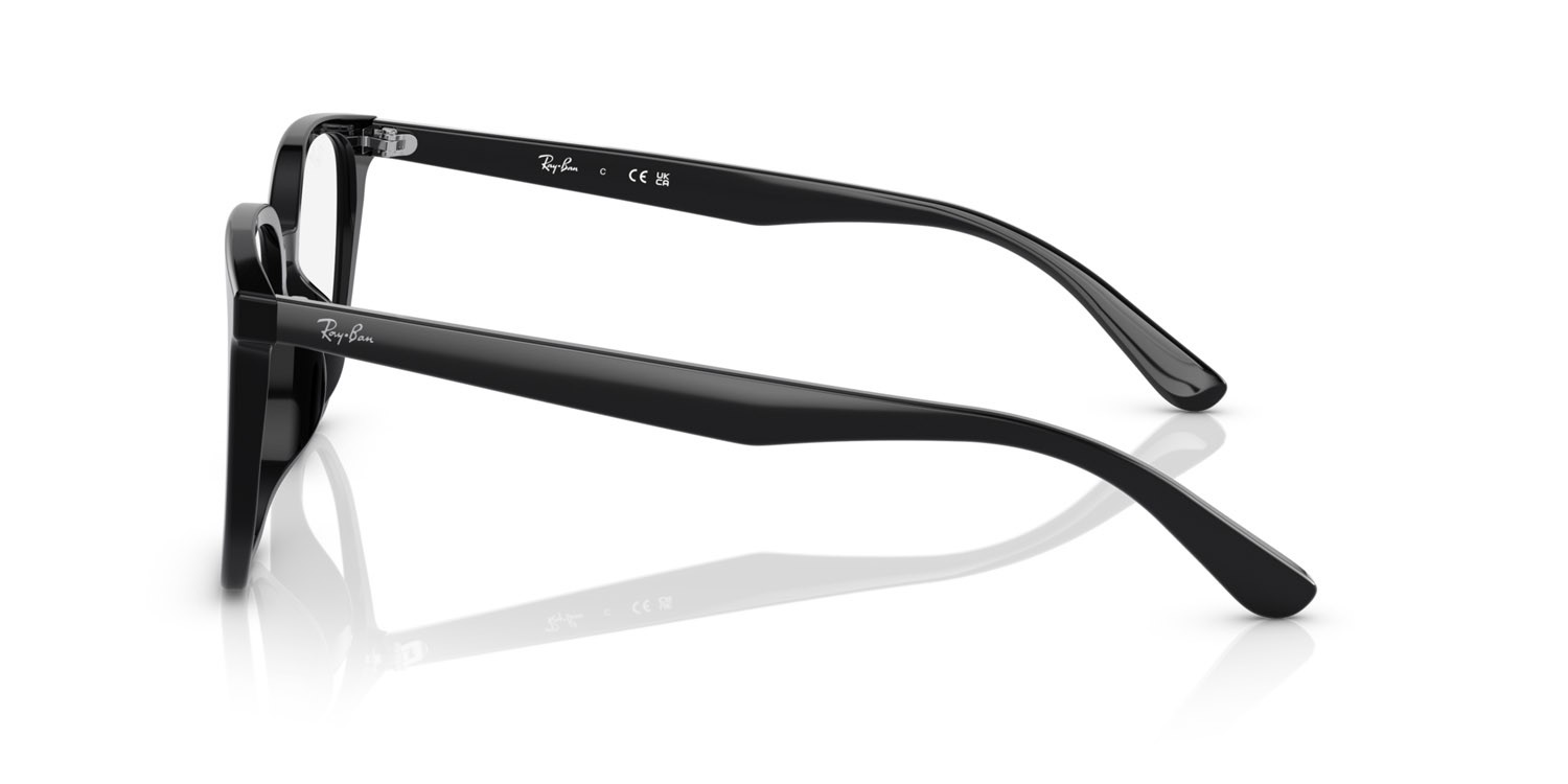 Eyeglasses Ray-Ban RX 5411D (2000) - RB 5411D 2000 color nero shape irregular lenses lente demo
