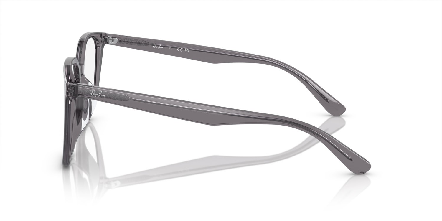Occhiali da vista Ray-Ban RX 5411D (8268) - RB 5411D 8268 colore grigio trasparente forma irregolare lenti lente demo