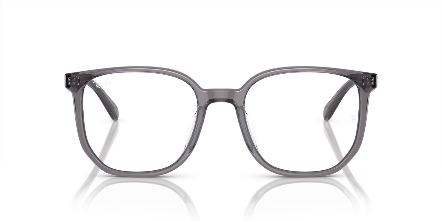 Occhiali da vista Ray-Ban RX 5411D (8268) - RB 5411D 8268 colore grigio trasparente forma irregolare lenti lente demo