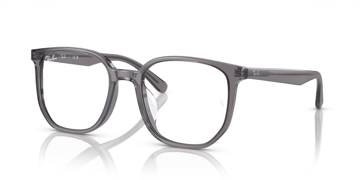 Occhiali da vista Ray-Ban RX 5411D (8268) - RB 5411D 8268 colore grigio trasparente forma irregolare lenti lente demo