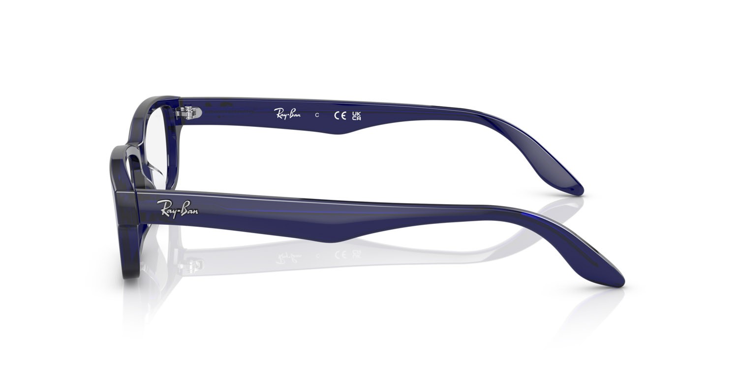 Brillen Ray-Ban RX 5415D (5986) - RB 5415D 5986 farbe blu trasparente form rechteckig gläser lente demo