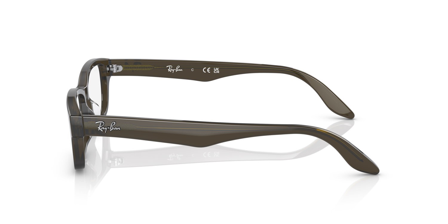 Brillen Ray-Ban RX 5415D (8218) - RB 5415D 8218 farbe verde trasparente form rechteckig gläser lente demo