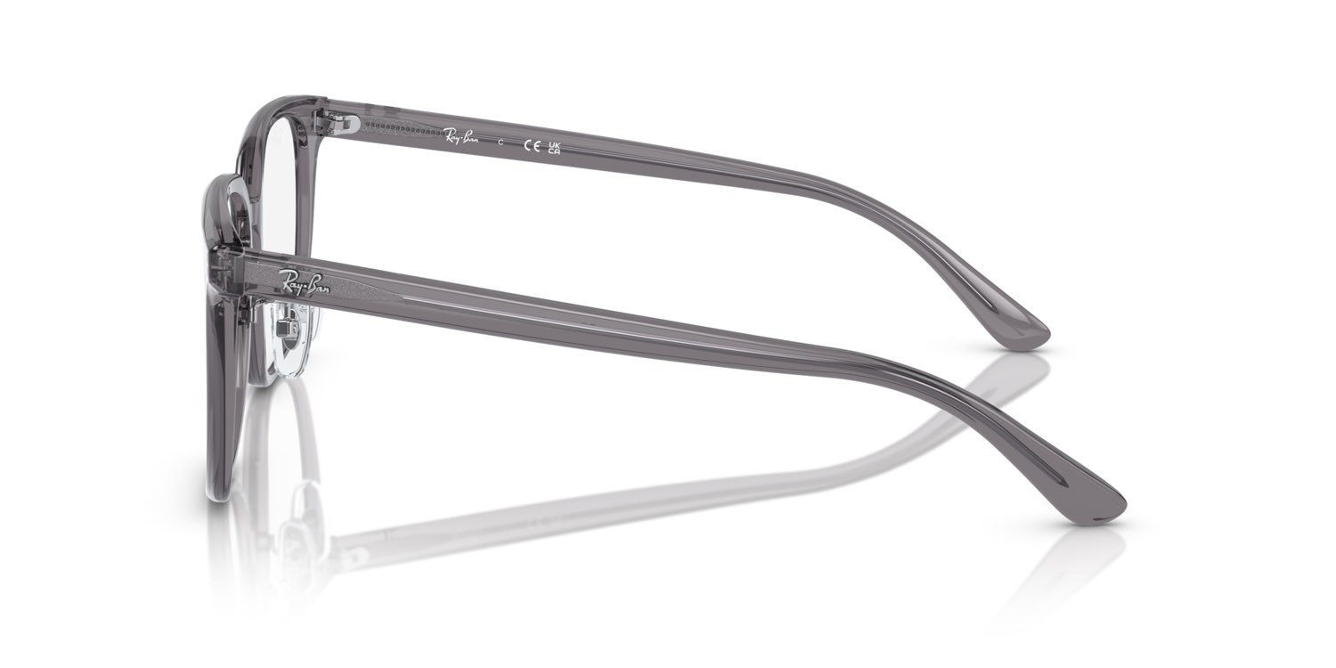 Occhiali da vista Ray-Ban RX 5419D (8268) - RB 5419D 8268 colore grigio trasparente forma quadrato lenti trasparente