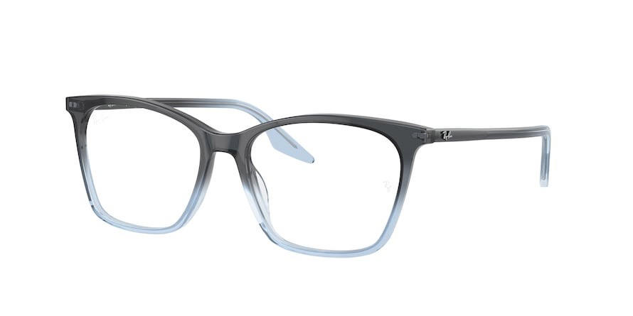 Eyeglasses Ray-Ban RX 5422 (8309) - RB 5422 8309 color blue & light blue shape cat eye lenses trasparente