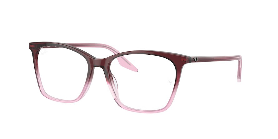 Eyeglasses Ray-Ban RX 5422 (8311) - RB 5422 8311 color red & pink shape cat eye lenses trasparente