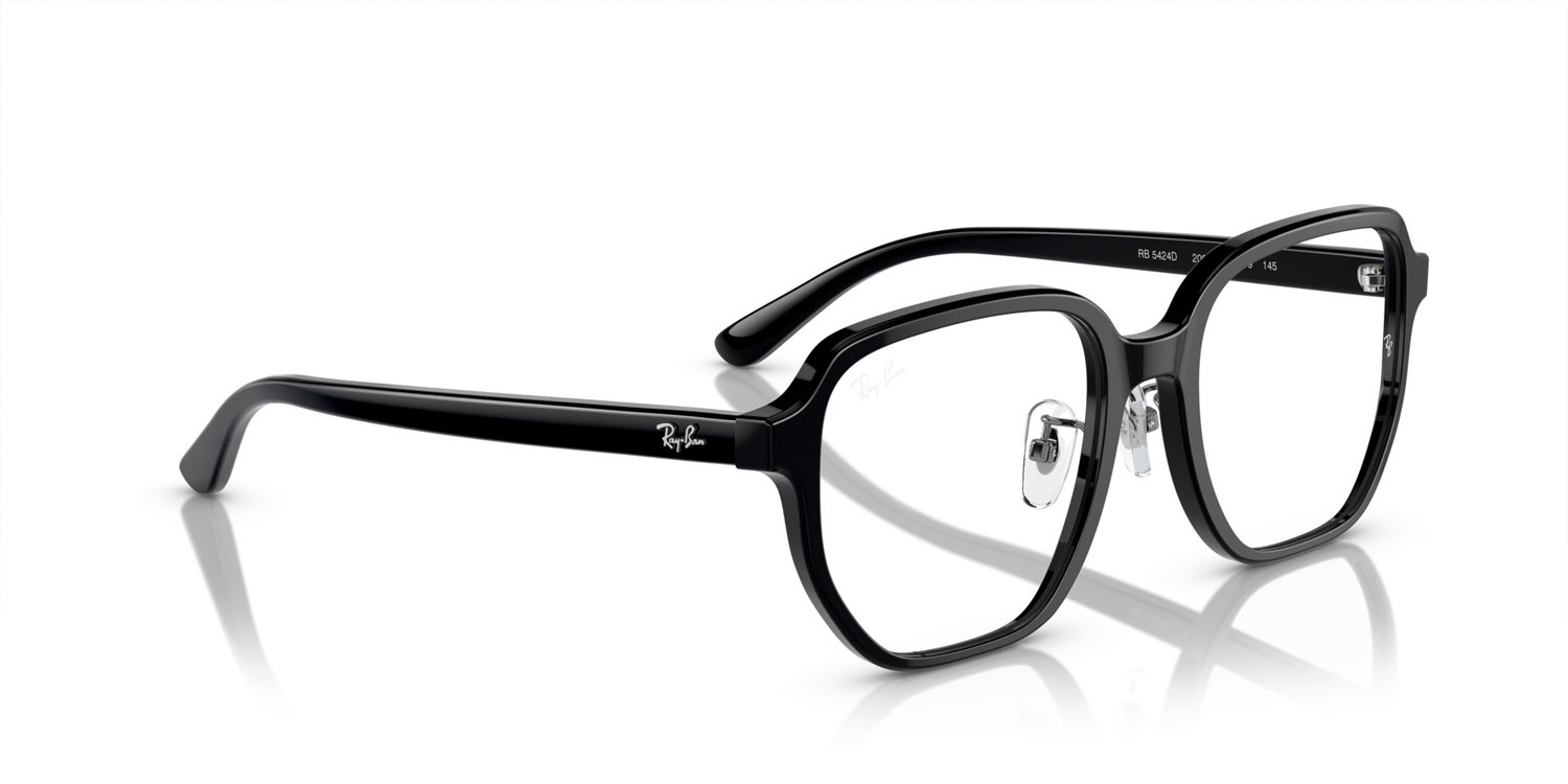 Eyeglasses Ray-Ban RX 5424D (2000) - RB 5424D 2000 color nero shape irregular lenses lente demo