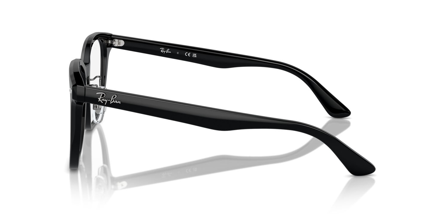 Eyeglasses Ray-Ban RX 5425D (2000) - RB 5425D 2000 color nero shape square lenses trasparente