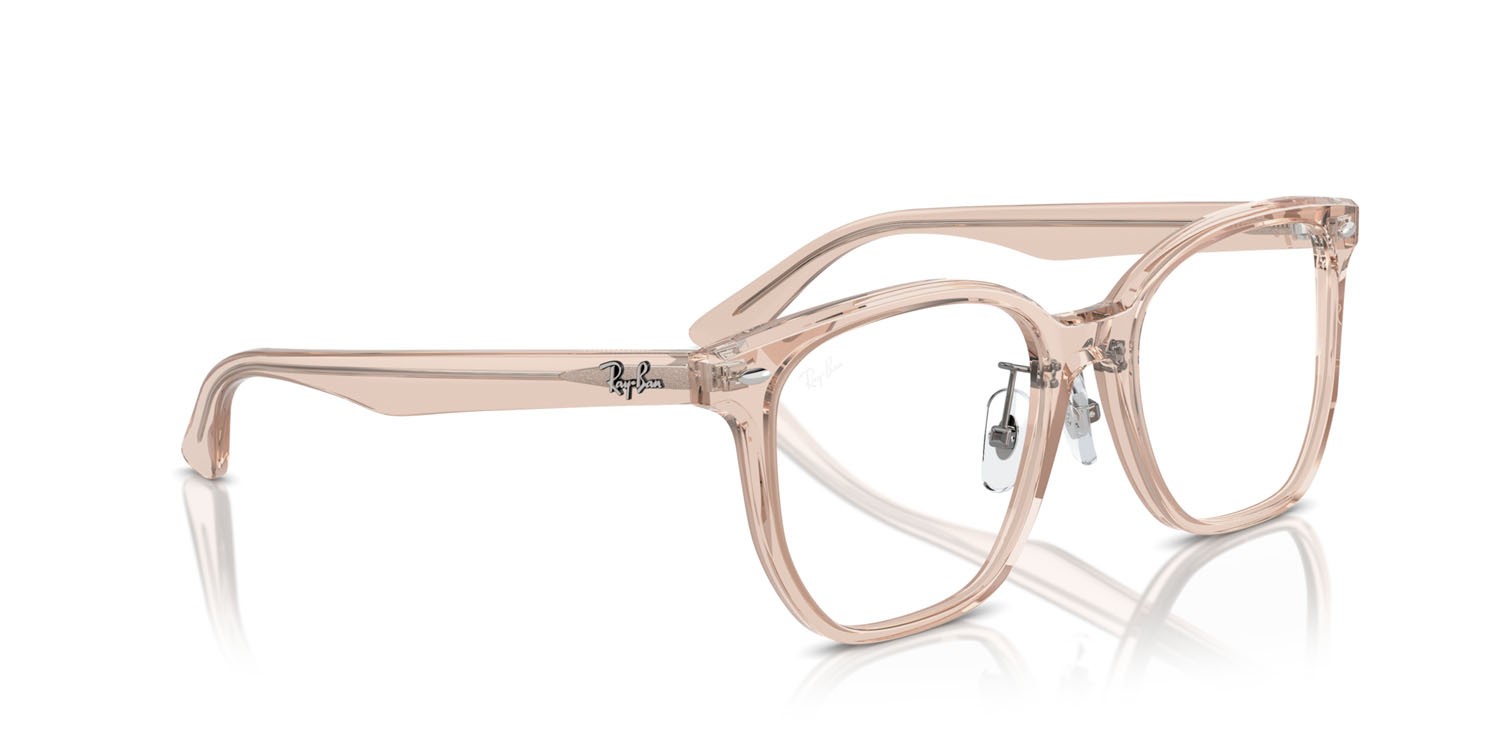 Eyeglasses Ray-Ban RX 5425D (8267) - RB 5425D 8267 color marrone chiaro trasparente shape square lenses trasparente