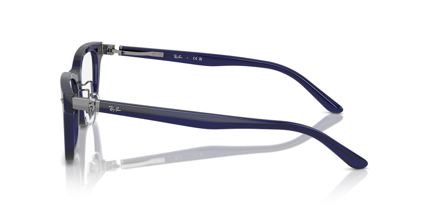 Occhiali da vista Ray-Ban RX 5426D (8288) - RB 5426D 8288 colore blu trasparente forma quadrato lenti trasparente