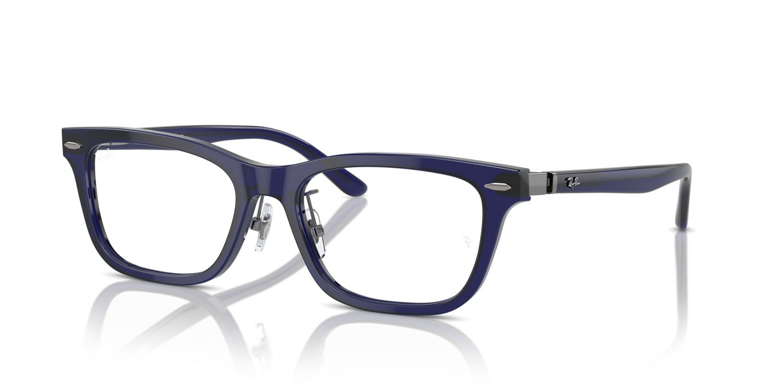 Occhiali da vista Ray-Ban RX 5426D (8288) - RB 5426D 8288 colore blu trasparente forma quadrato lenti trasparente