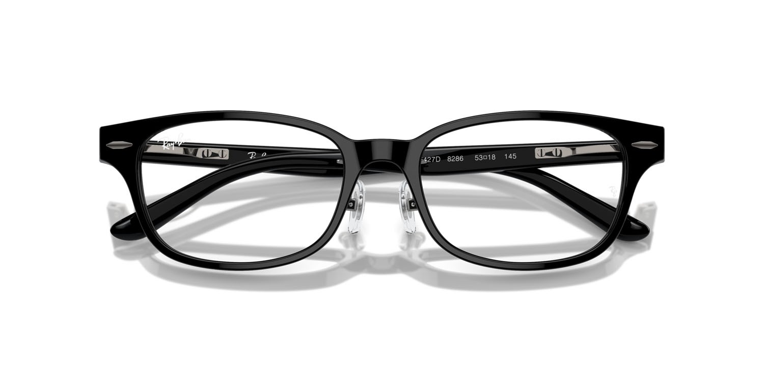 Occhiali da vista Ray-Ban RX 5427D (8286) - RB 5427D 8286 colore nero forma quadrato lenti trasparente