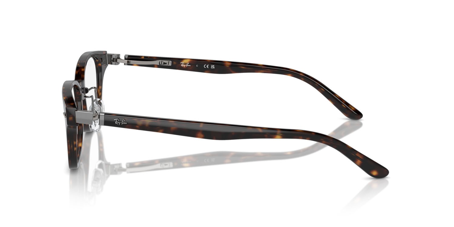 Occhiali da vista Ray-Ban RX 5427D (8287) - RB 5427D 8287 colore havana forma quadrato lenti trasparente