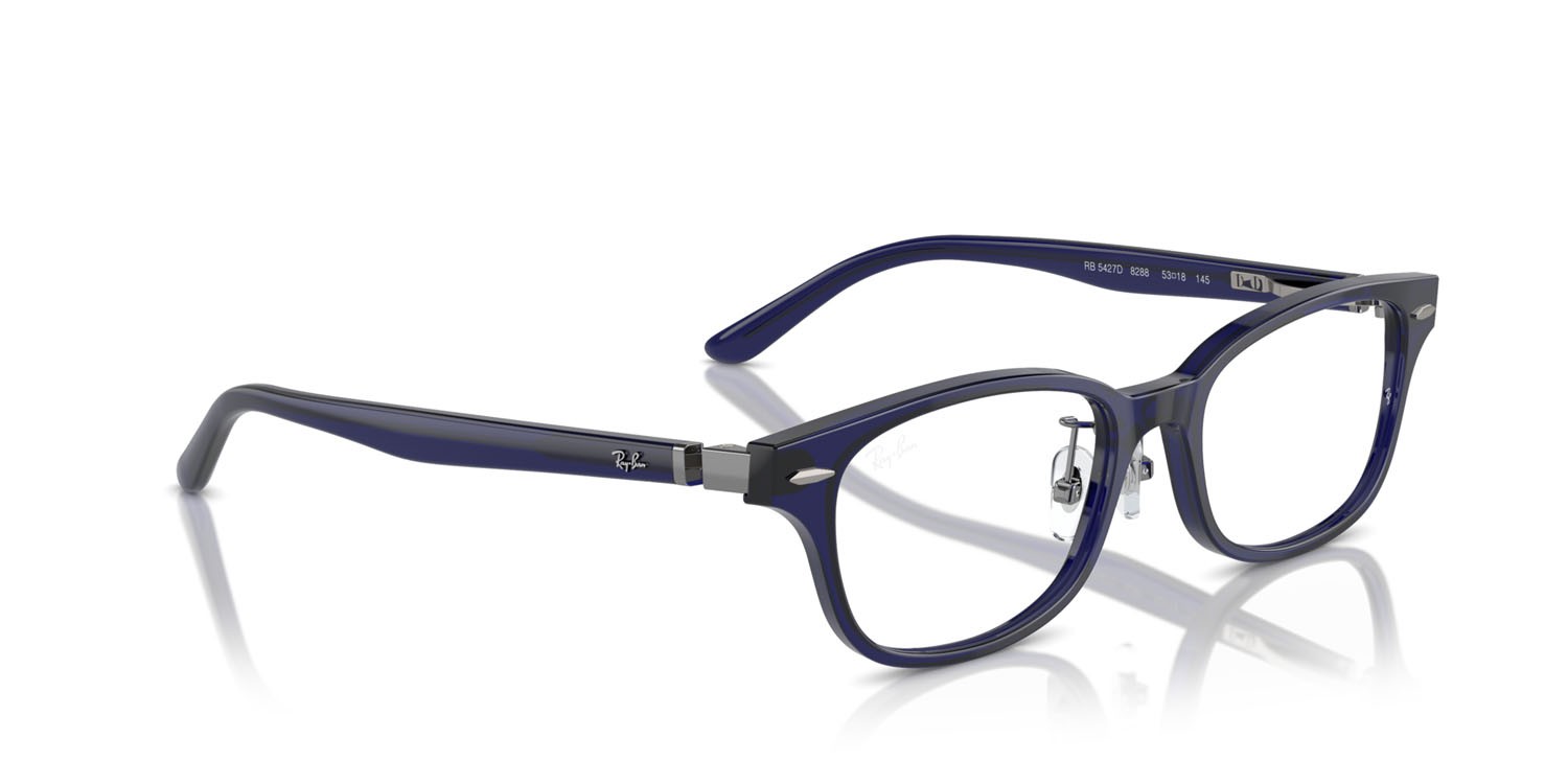Occhiali da vista Ray-Ban RX 5427D (8288) - RB 5427D 8288 colore blu trasparente forma quadrato lenti trasparente