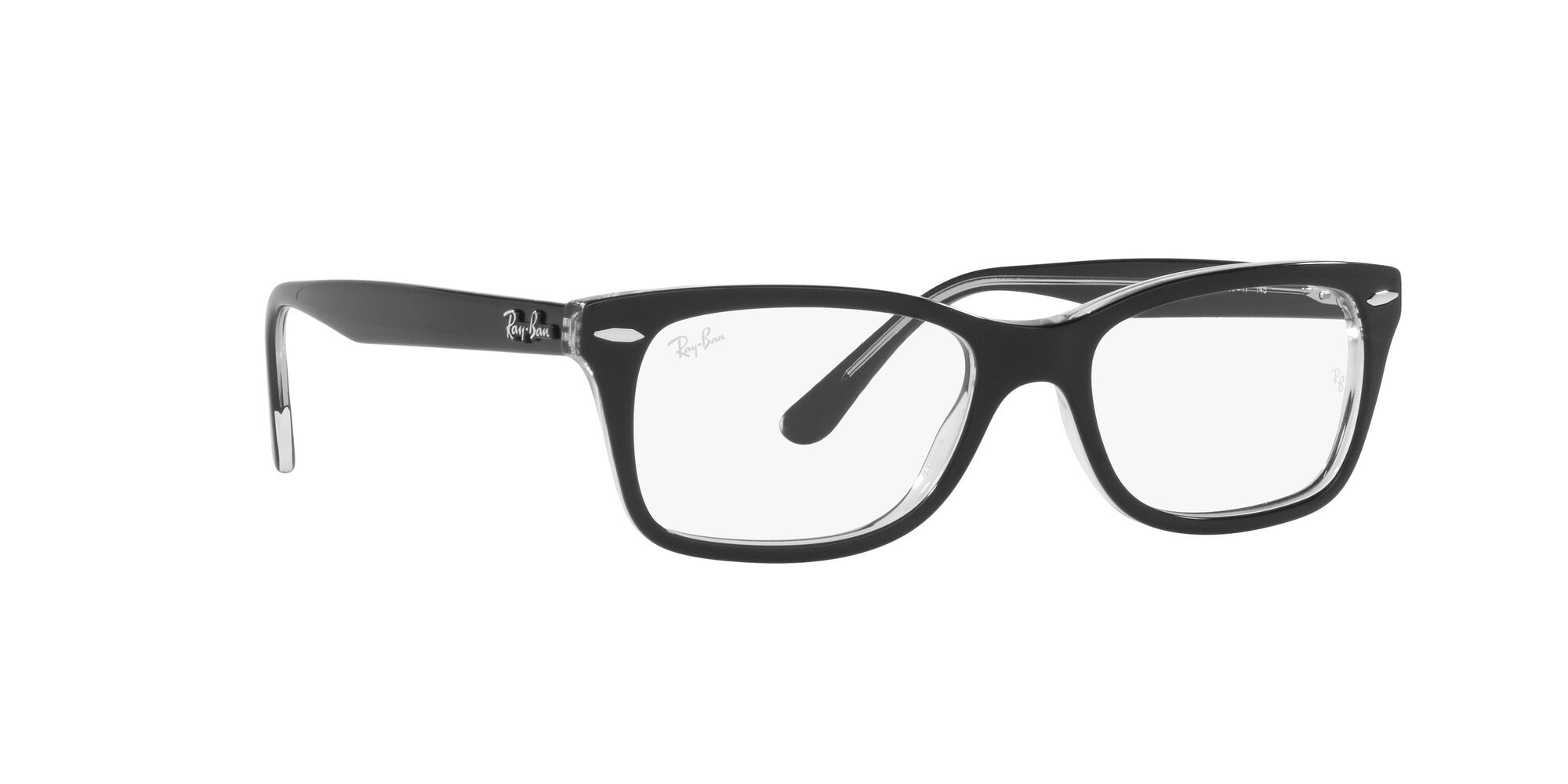 Occhiali da vista Ray-Ban RX 5428 (2034) - RB 5428 2034 colore nero forma quadrato lenti trasparente