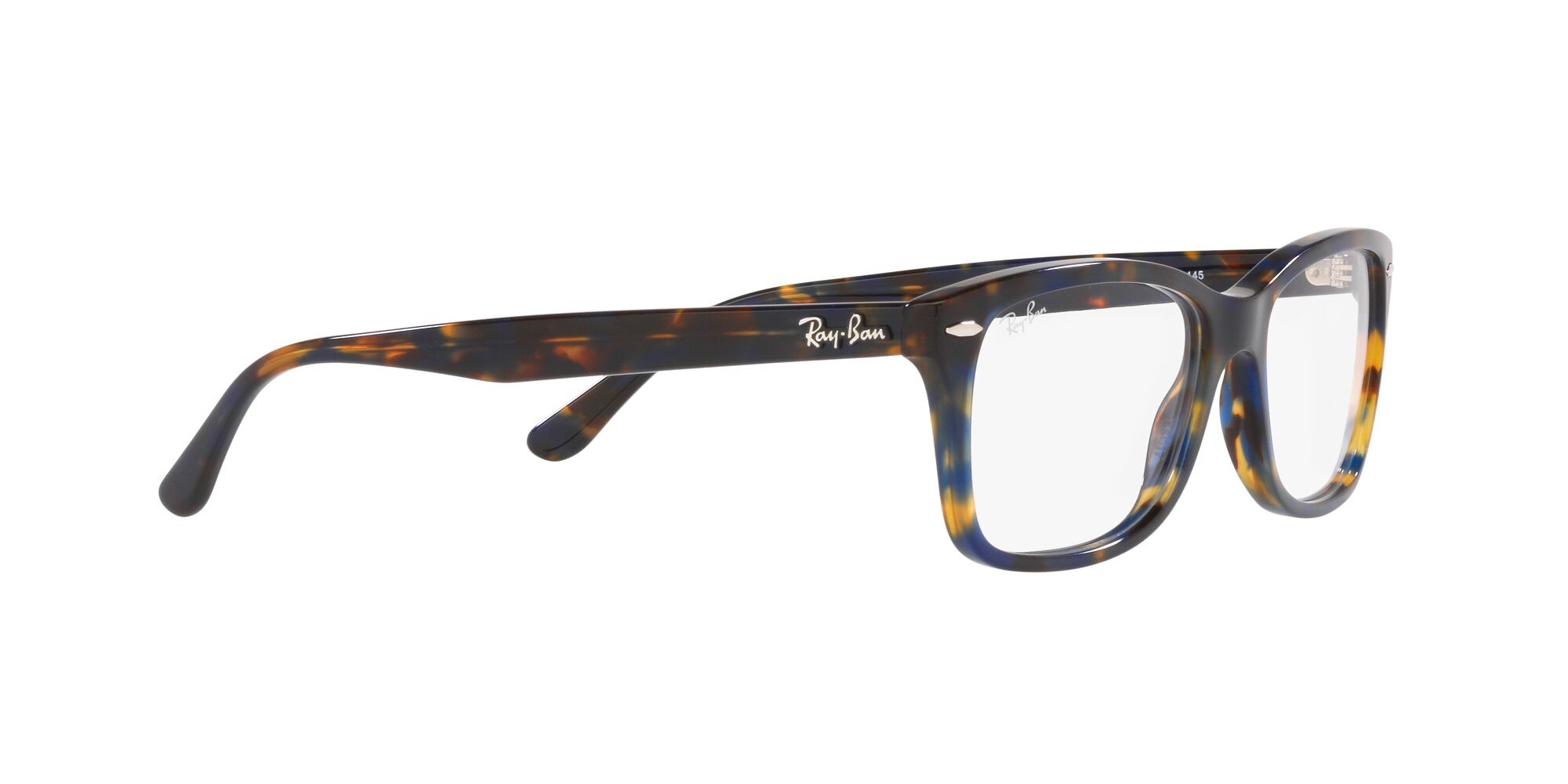 Occhiali da vista Ray-Ban RX 5428 (8174) - RB 5428 8174 colore havana giallo & blu forma quadrato lenti trasparente