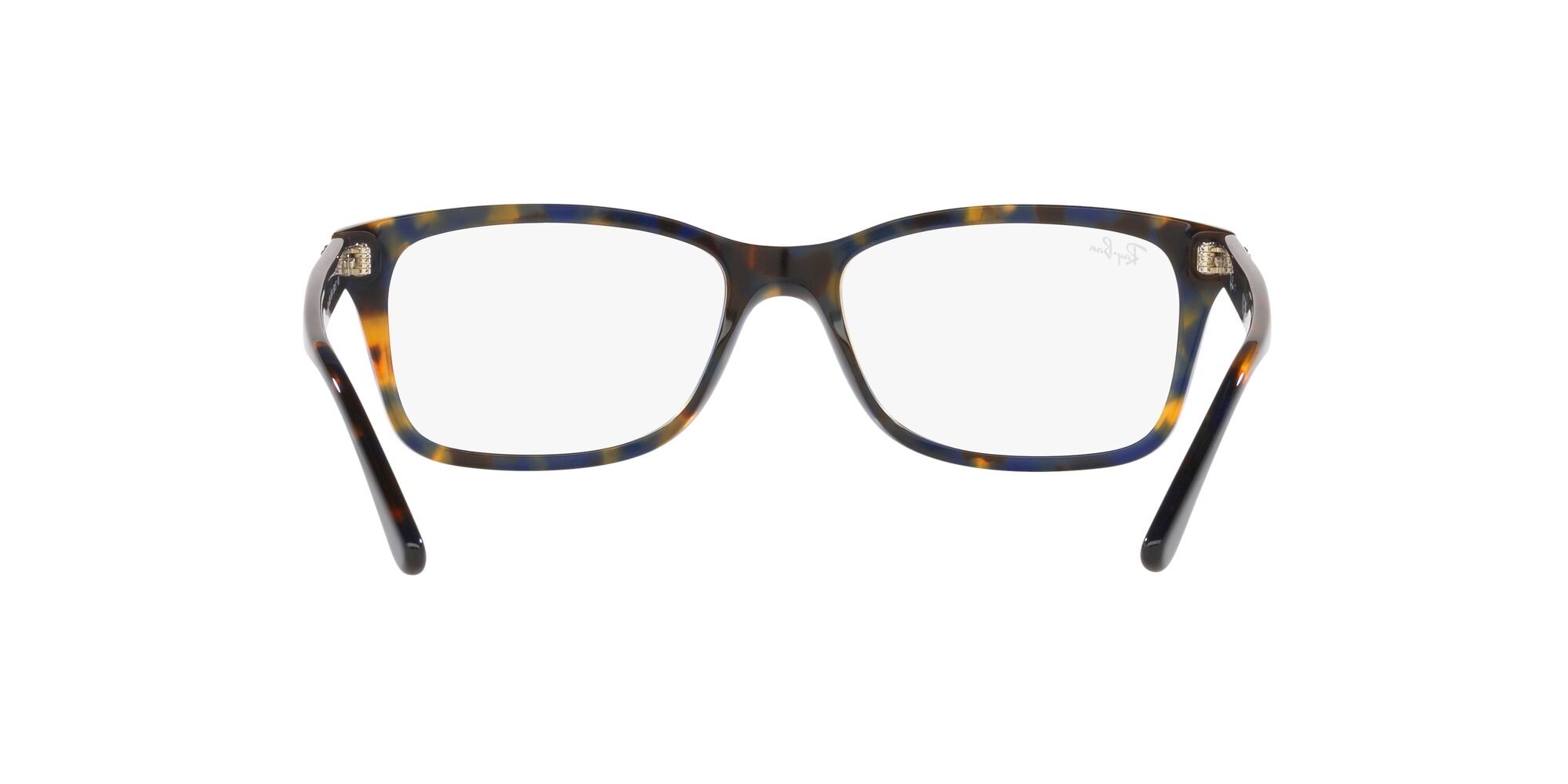 Occhiali da vista Ray-Ban RX 5428 (8174) - RB 5428 8174 colore havana giallo & blu forma quadrato lenti trasparente