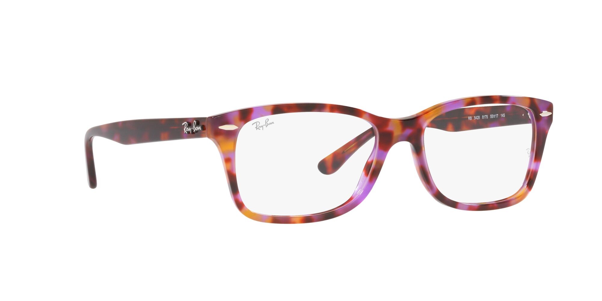 Occhiali da vista Ray-Ban RX 5428 (8175) - RB 5428 8175 colore rosso forma quadrato lenti lente demo